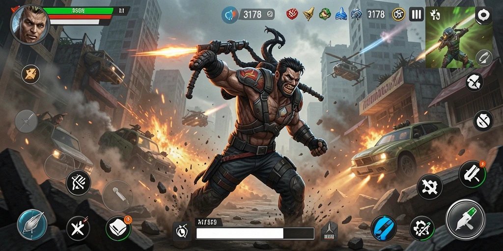 Gameplay menegangkan dalam 3178 dengan berbagai aksi seru.