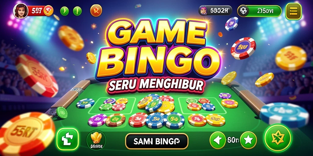 Tampilan permainan Bingo yang menegangkan dan mengasyikkan dalam 55RT.