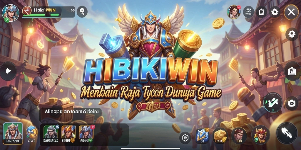 Screenshot HIBIKIWIN menunjukkan gameplay Tycoon yang seru dan menantang.