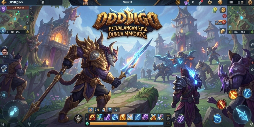Gameplay epik ODDIGO dengan petualangan seru di dunia fantasi.