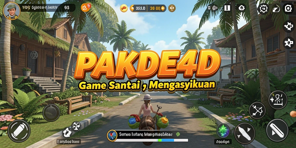 Tampilan gameplay seru dan menarik dari PAKDE4D.