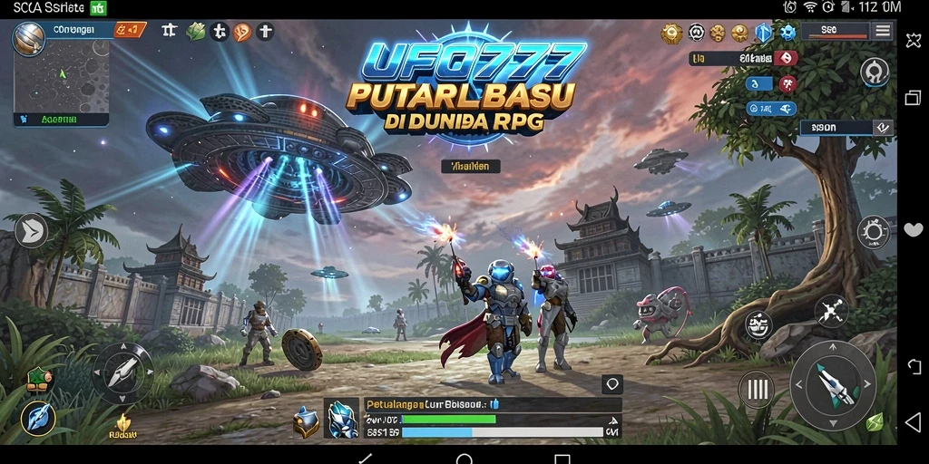 Tangkapan layar gameplay RPG yang menegangkan dan penuh warna.